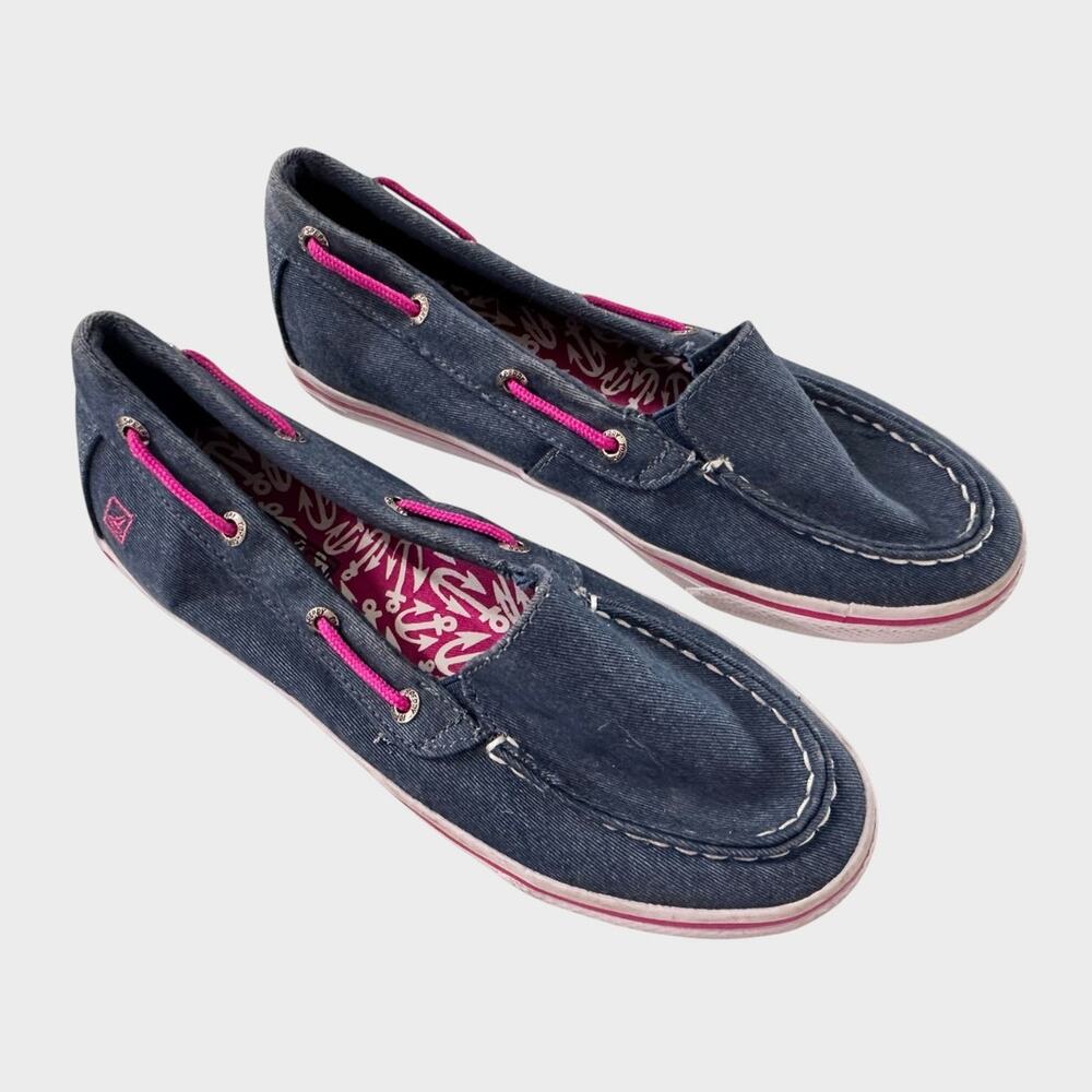 Sperry Top Sider Seabright Slip On Blue Womens Size 4